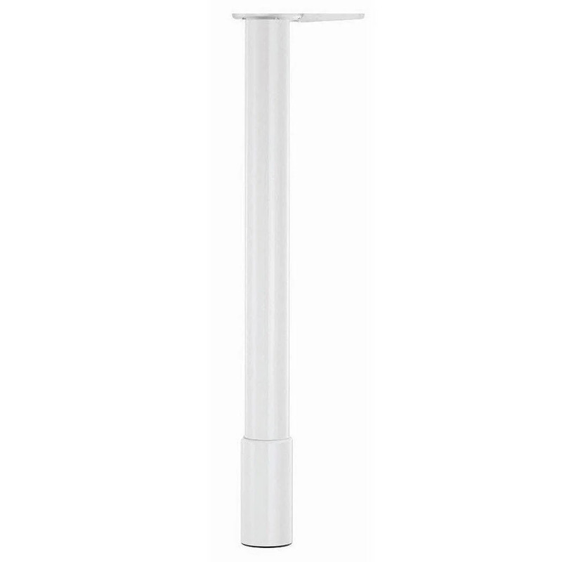 25-5/8" (650 mm) Adjustable Table Leg White